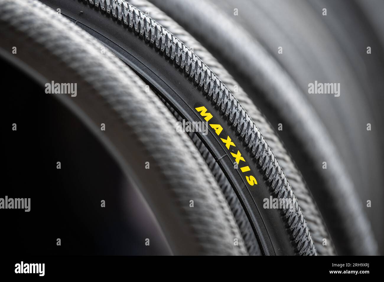 Maxxis BMX bike tyres Stock Photo