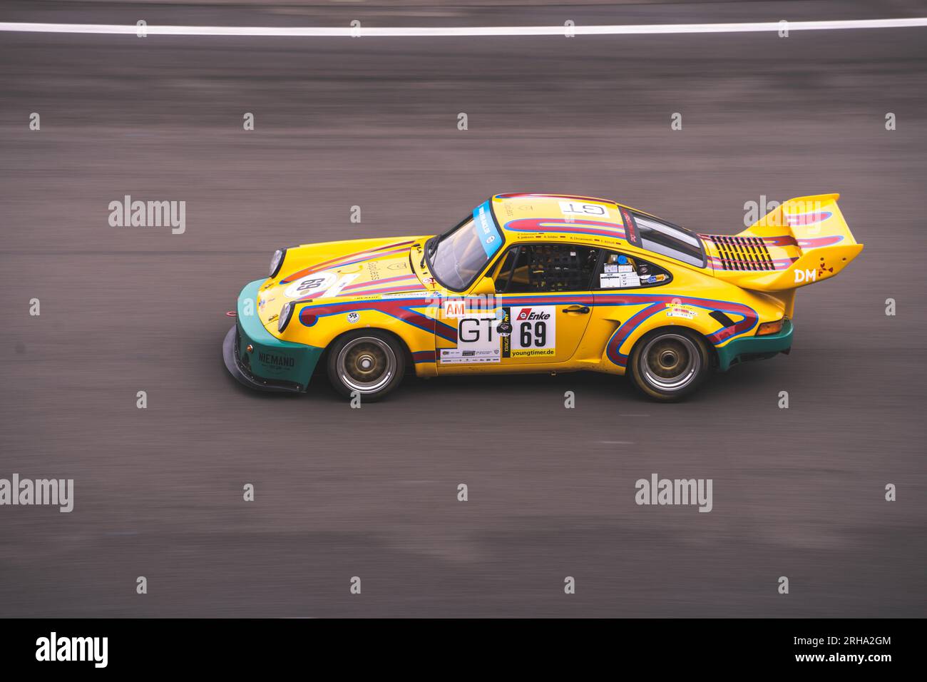 Beautiful race cars on the Nürburgring Stock Photo - Alamy