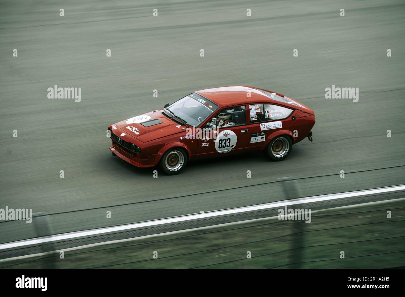 Beautiful race cars on the Nürburgring Stock Photo - Alamy