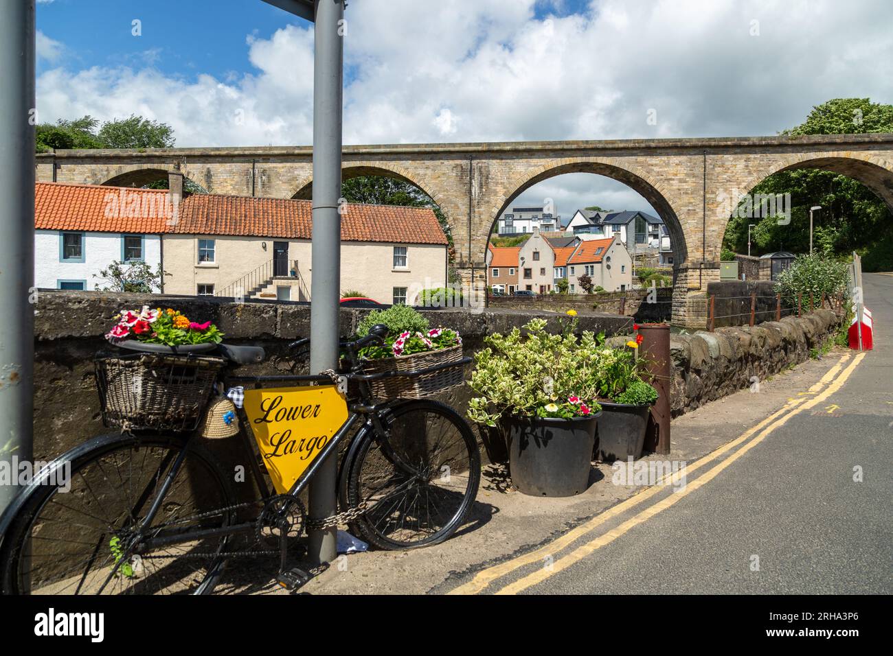 The village of Lower Largo in Fife Scotland Stock Photo - Alamy