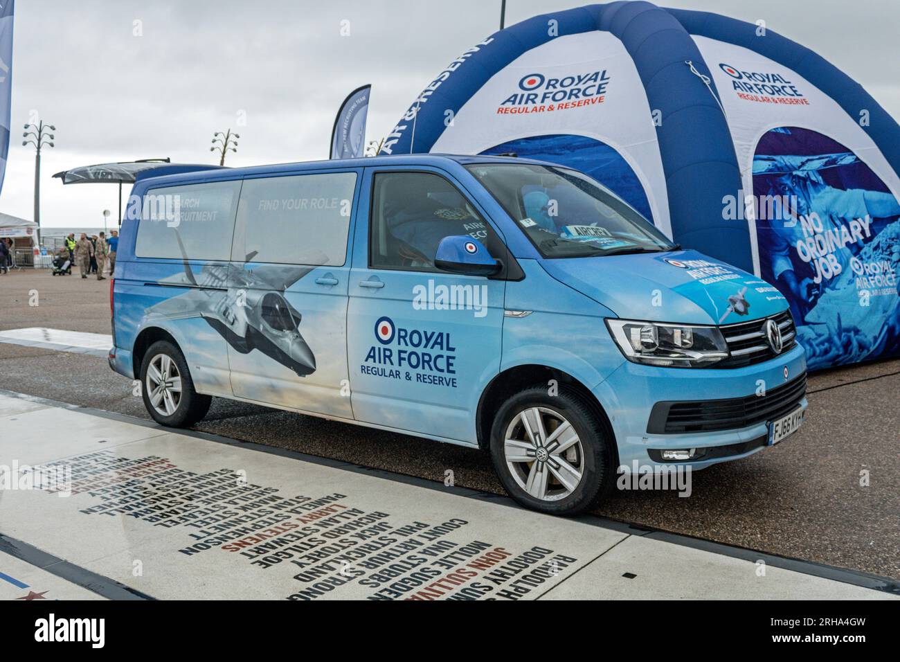 Volkswagen Transporter at Blackpool Air Show 2023. Stock Photo