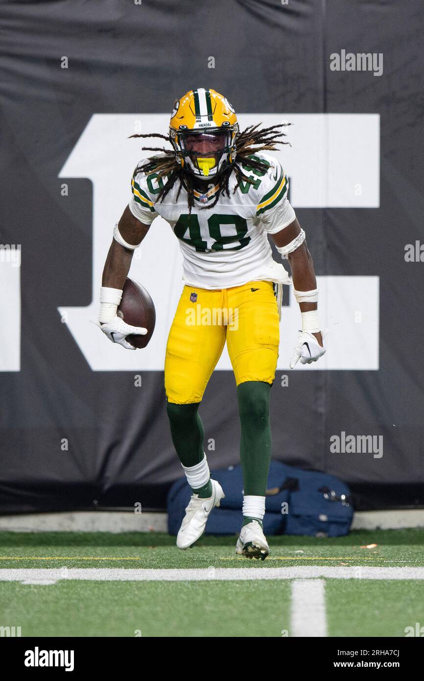 Green Bay Packers safety Benny Sapp III during a preseason NFL football  game Saturday, Aug. 19, 2023, in Green Bay, Wis. (AP Photo/Mike Roemer  Stock Photo - Alamy