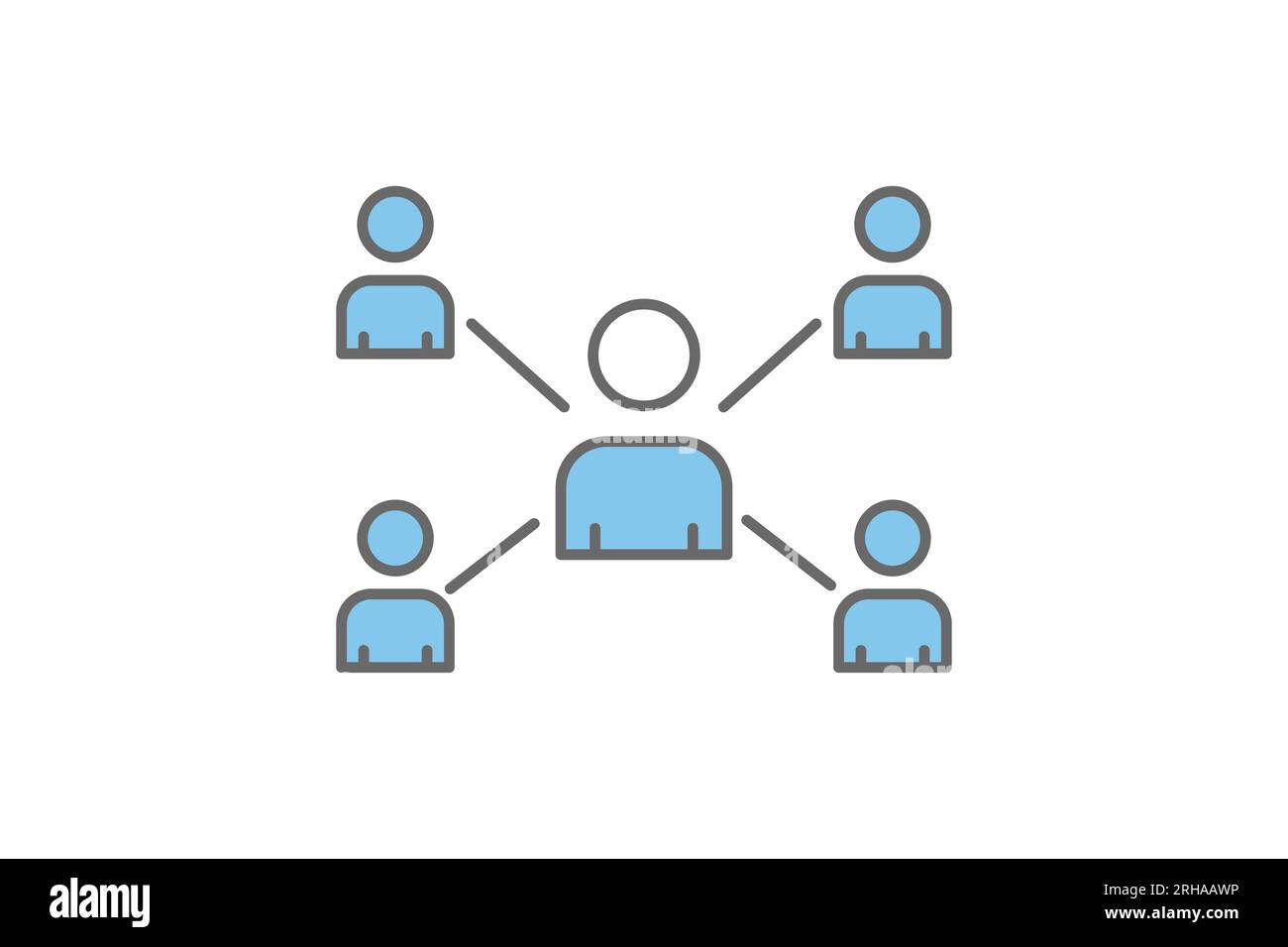 Affiliate icon. Icon related to Search Engine Optimization. suitable for web site design, app, user interfaces. flat line icon style. Simple vector de Stock Vector