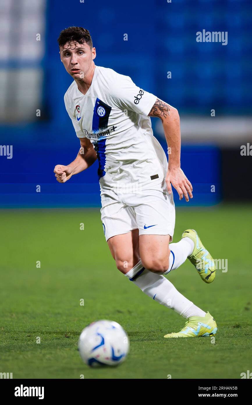 Giacomo Stabile of FC Internazionale celebrates with Joaquin