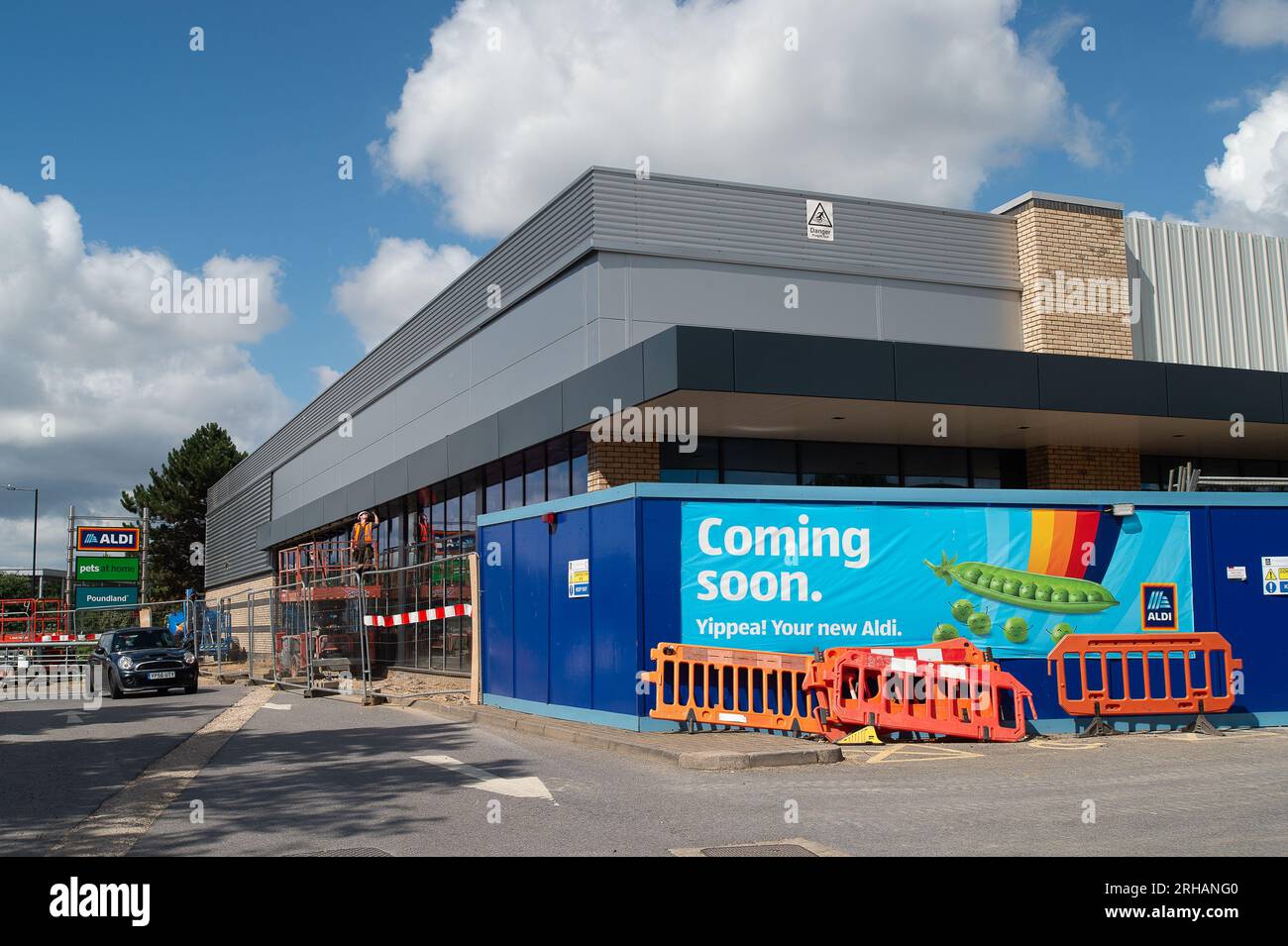 Aldi construction site hires stock photography and images Alamy