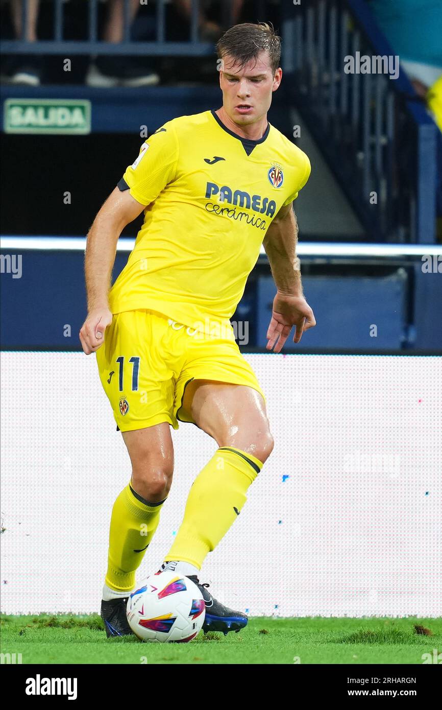 Goal Celebration Alex Baena of Villarreal CF, Alexander Sorloth of  Villarreal CF in action during the La Liga EA Sport Regular Season Round 3  on augus Stock Photo - Alamy