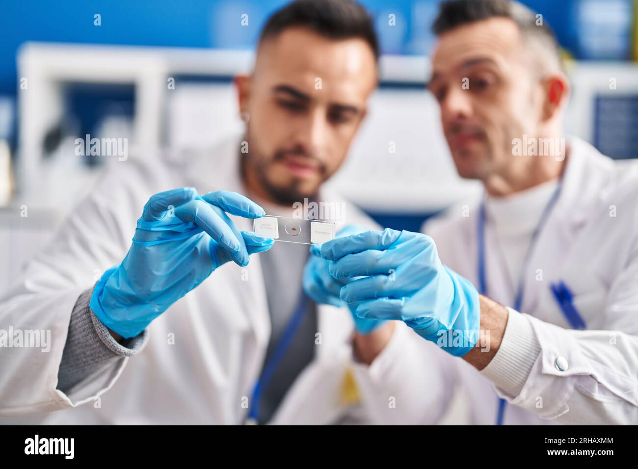 Young scientists outdoors hi-res stock photography and images - Alamy