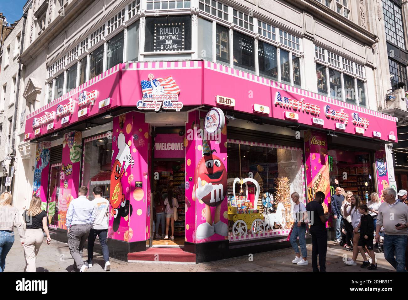 American Candy Shop, Coventry Street, Central London, W1, England, U.K Stock Photo Alamy
