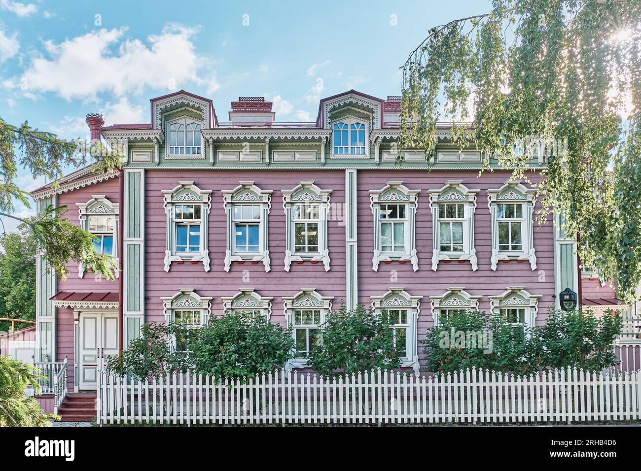 Kazan, Russia June 10, 2023 Recreated Safa Bakhteev 's House