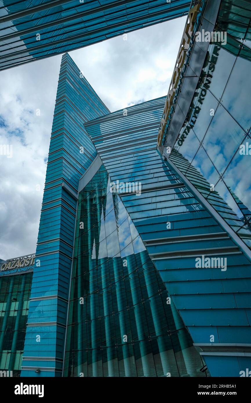 Astana, Kazakhstan - August 13, 2023: Views of the Kazakhstan Central