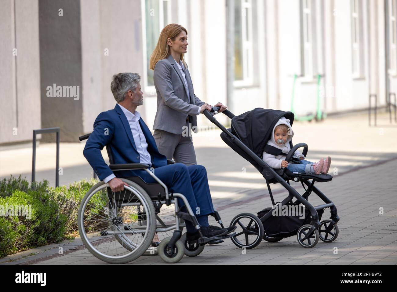 Disabled mother and newborn baby hi-res stock photography and images ...