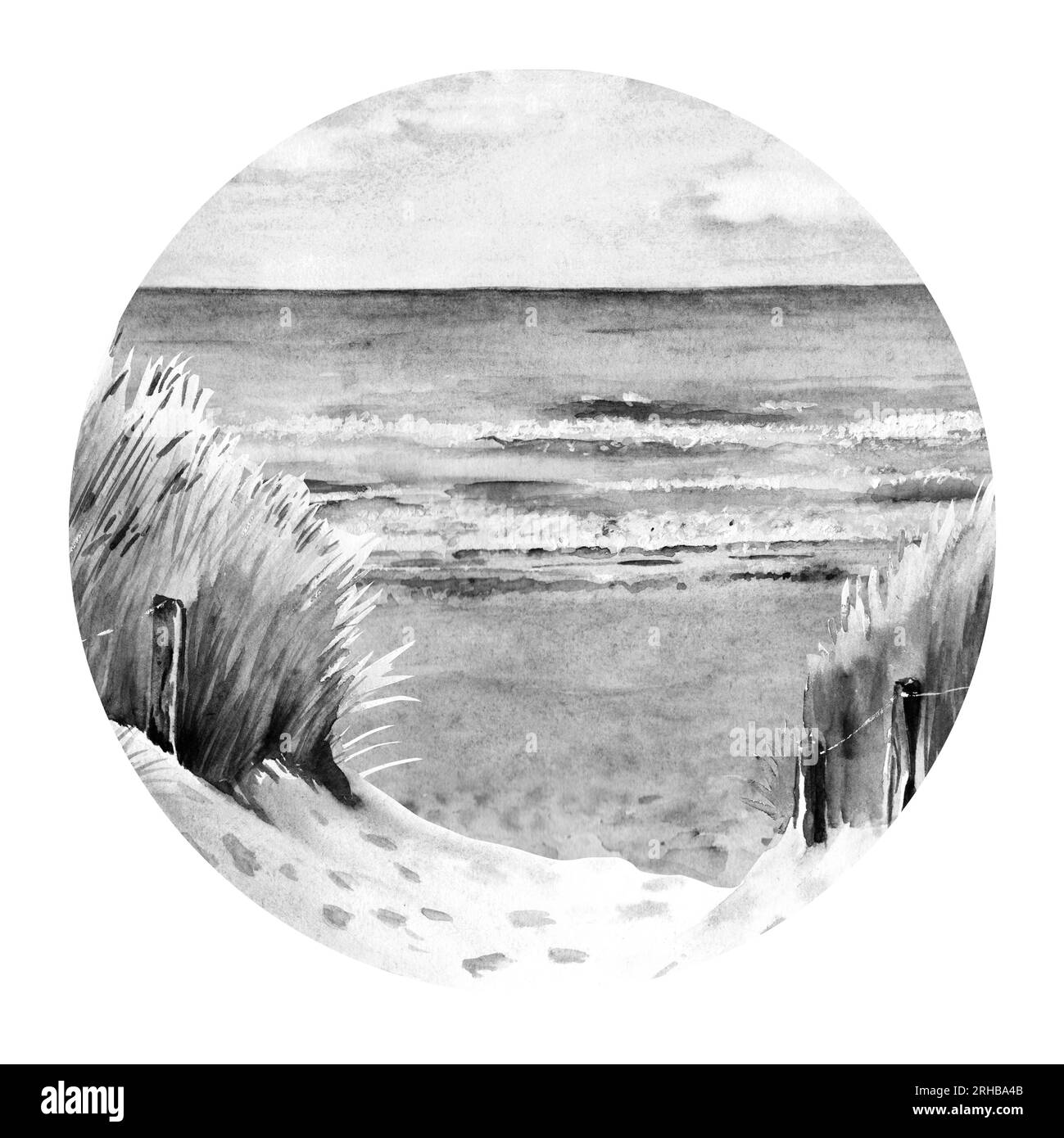 Sand Dune Beach Drawing sand-dune-beach-drawing