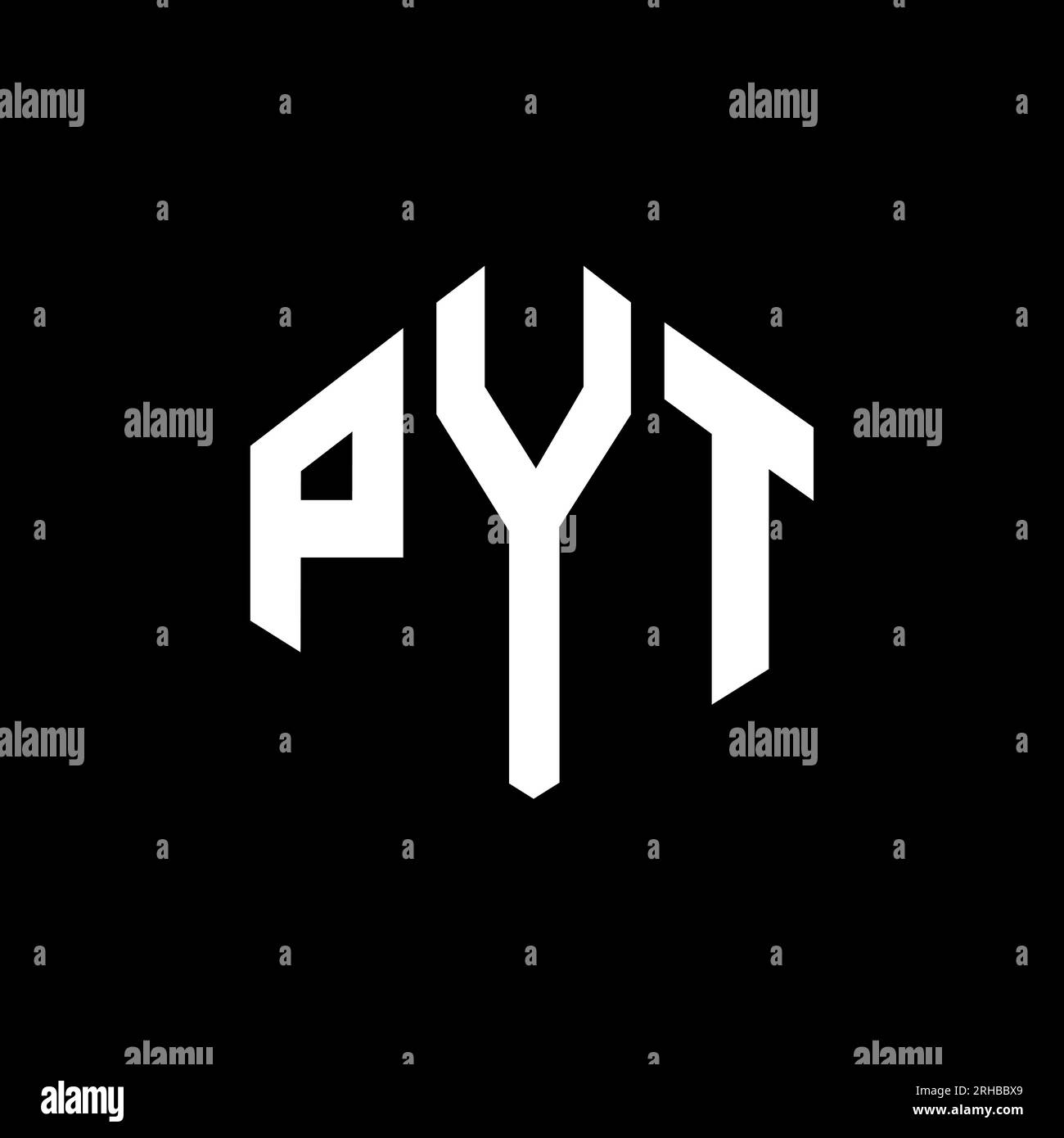 PYT Letter Logo Design With Polygon Shape PYT Polygon And Cube Shape pyt-letter-logo-design-with-polygon-shape-pyt-polygon-and-cube-shape