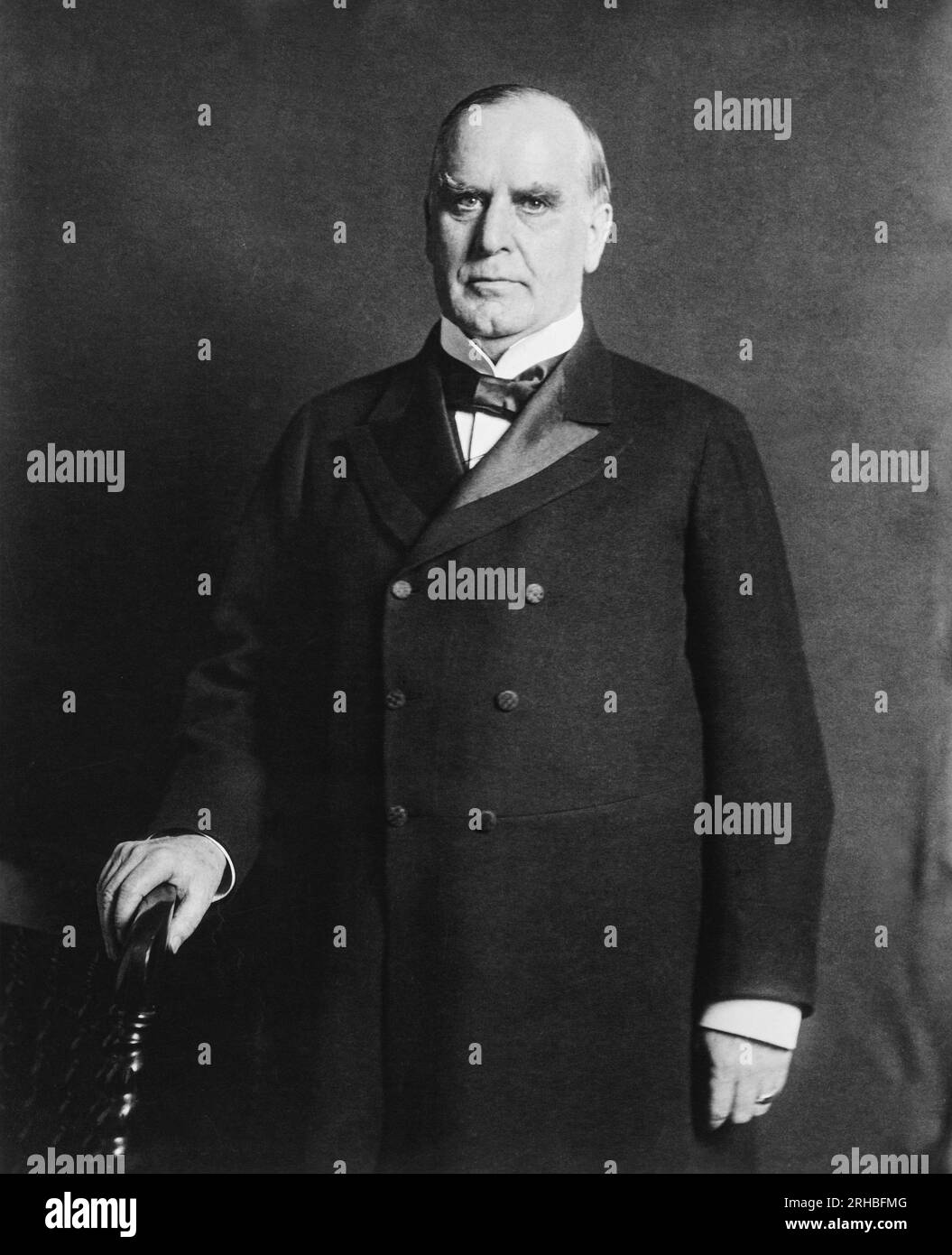 Washington, D.C.:   1900 A portrait of William Mckinley, Jr. the twenty-fifth President of the United States, (1897-1901). Stock Photo
