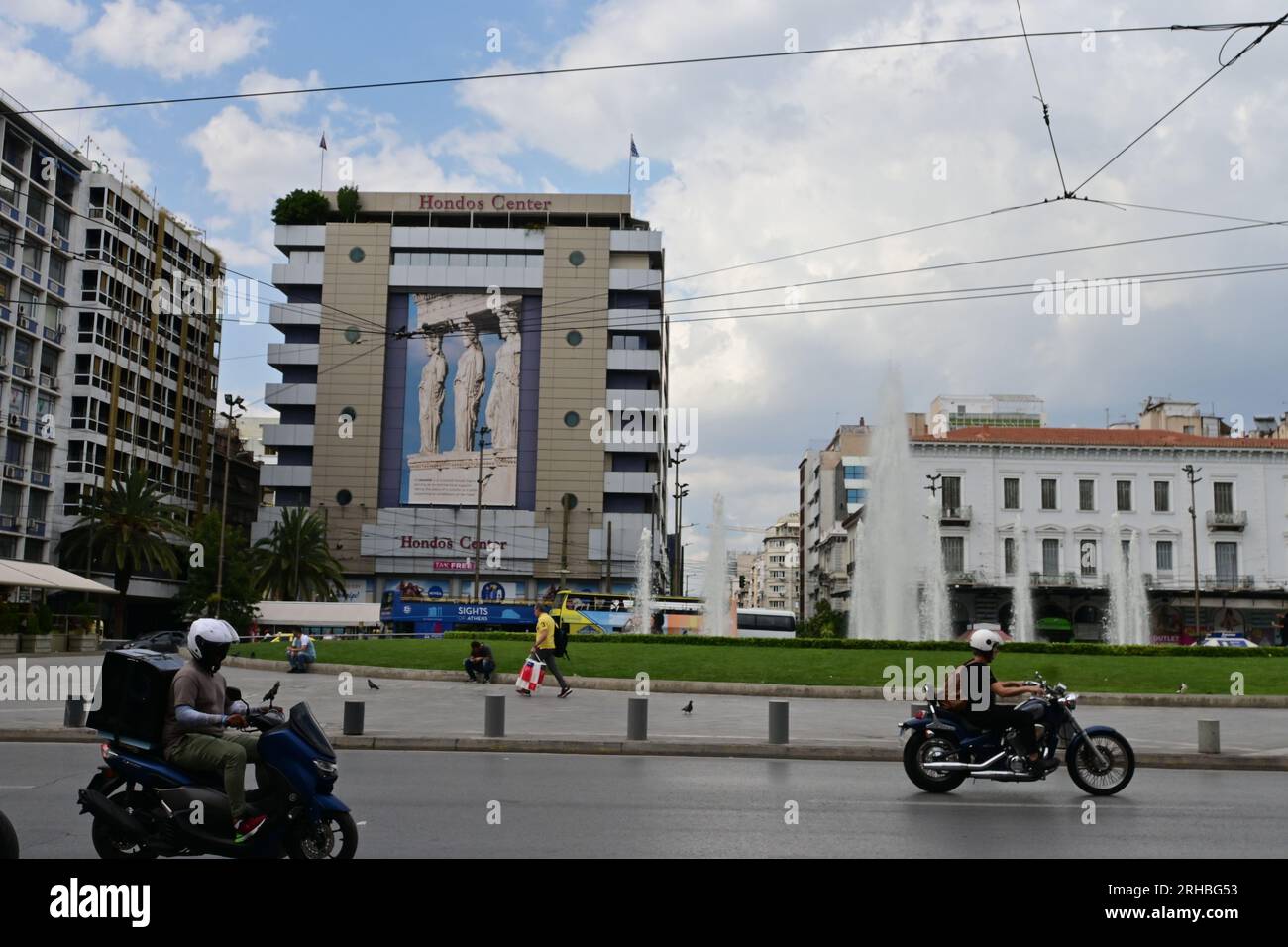 Omonia Square, Athens, Greece Stock Photo
