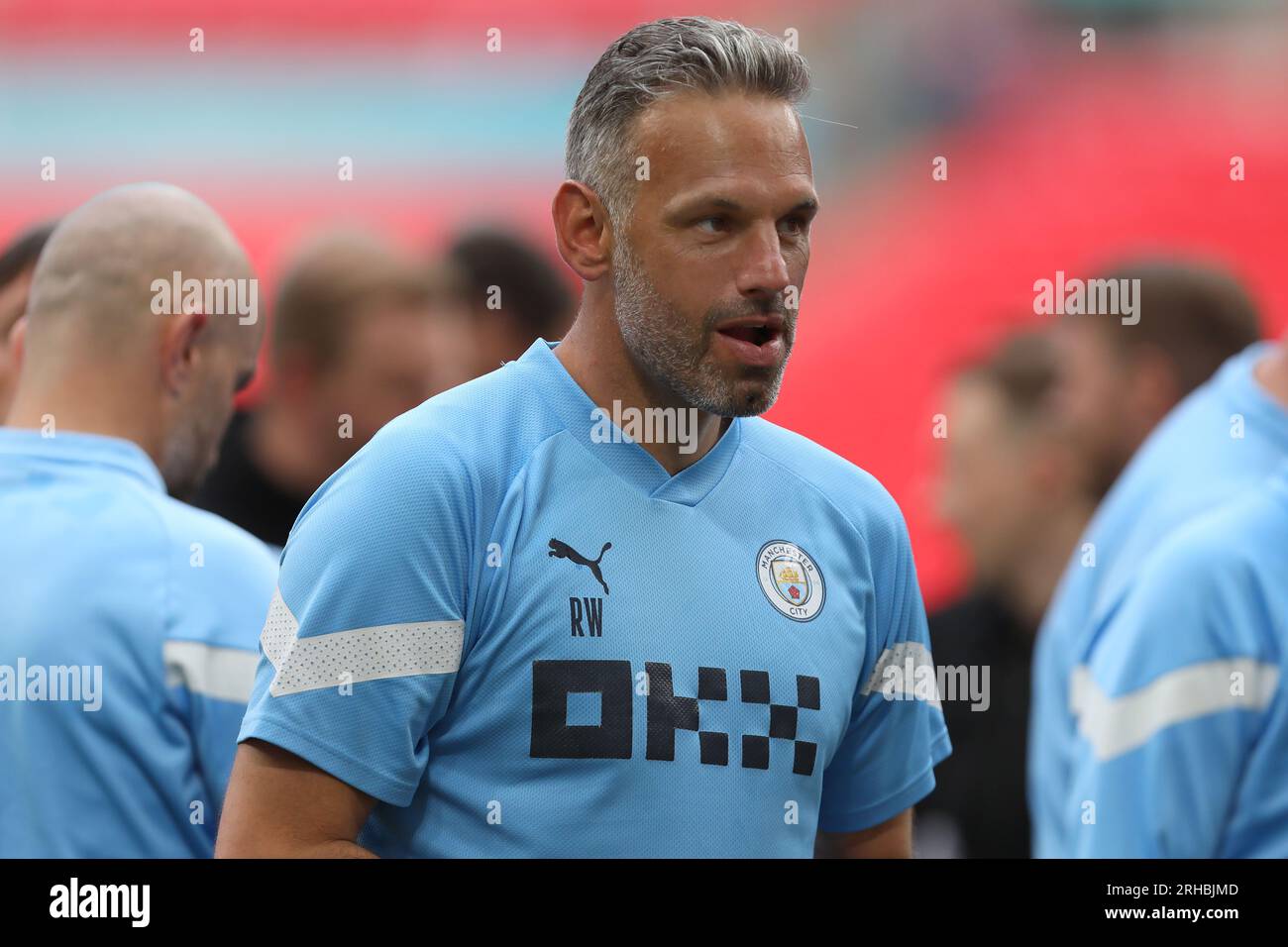 Former Ipswich Town, Arsenal and Everton goalkeeper Richard Wright of Manchester City - Manchester City v Manchester United, The Emirates FA Cup Final, Wembley Stadium, London, UK - 3rd June 2023  Editorial Use Only - DataCo restrictions apply Stock Photo