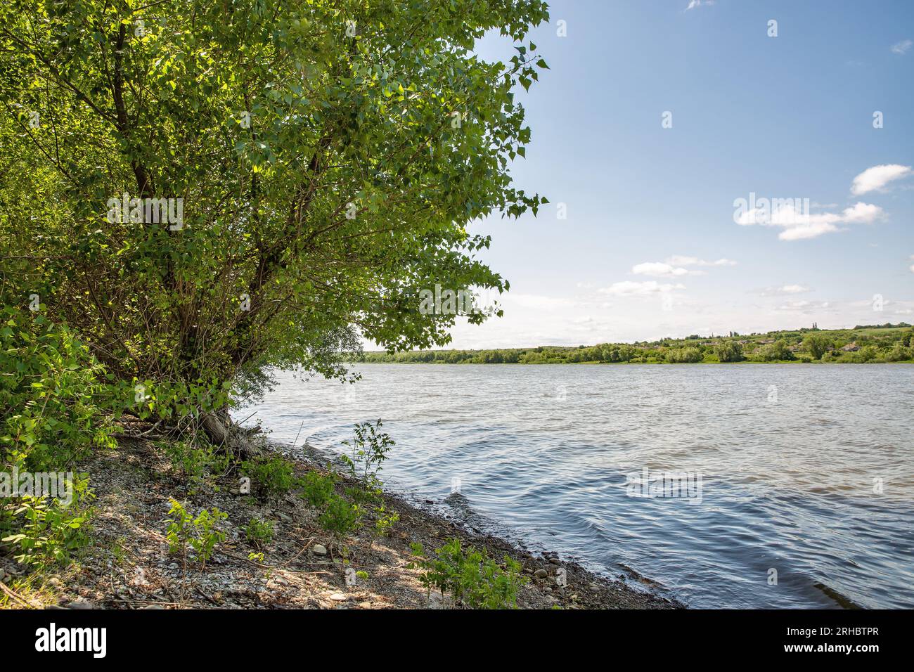 Rivers In Ukraine Spring dnister river village hi-res stock photography and images - Alamy