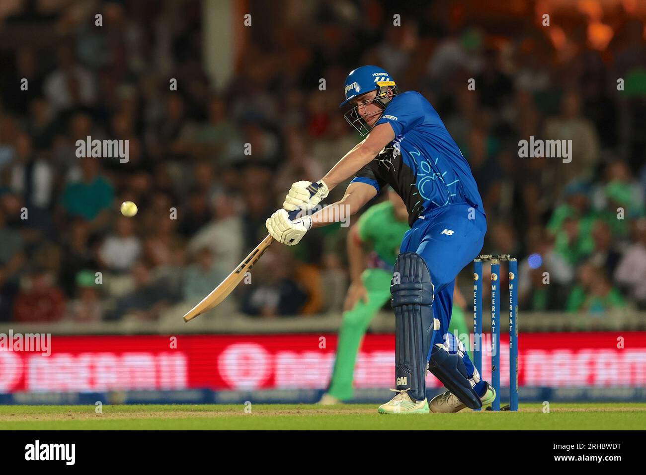 London, UK. 15th Aug, 2023. London Spirit's Dan Lawrence batting as Oval Invincibles take on the London Spirit in The Hundred women's competition at The Kia Oval. Credit: David Rowe/Alamy Live News Stock Photo