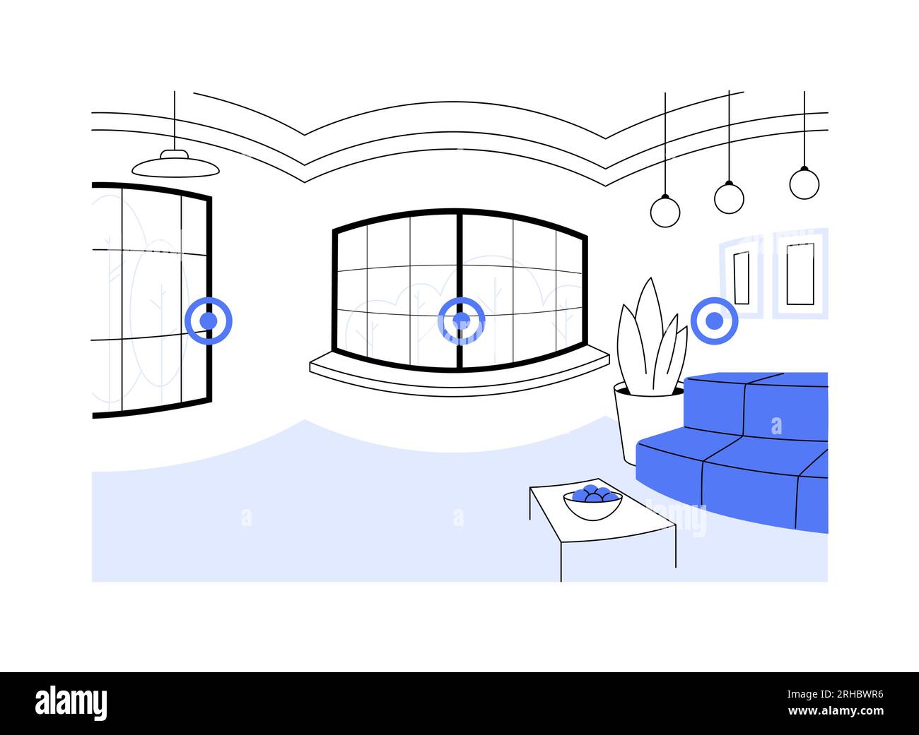 Virtual tour abstract concept vector illustration Stock Vector Image ...