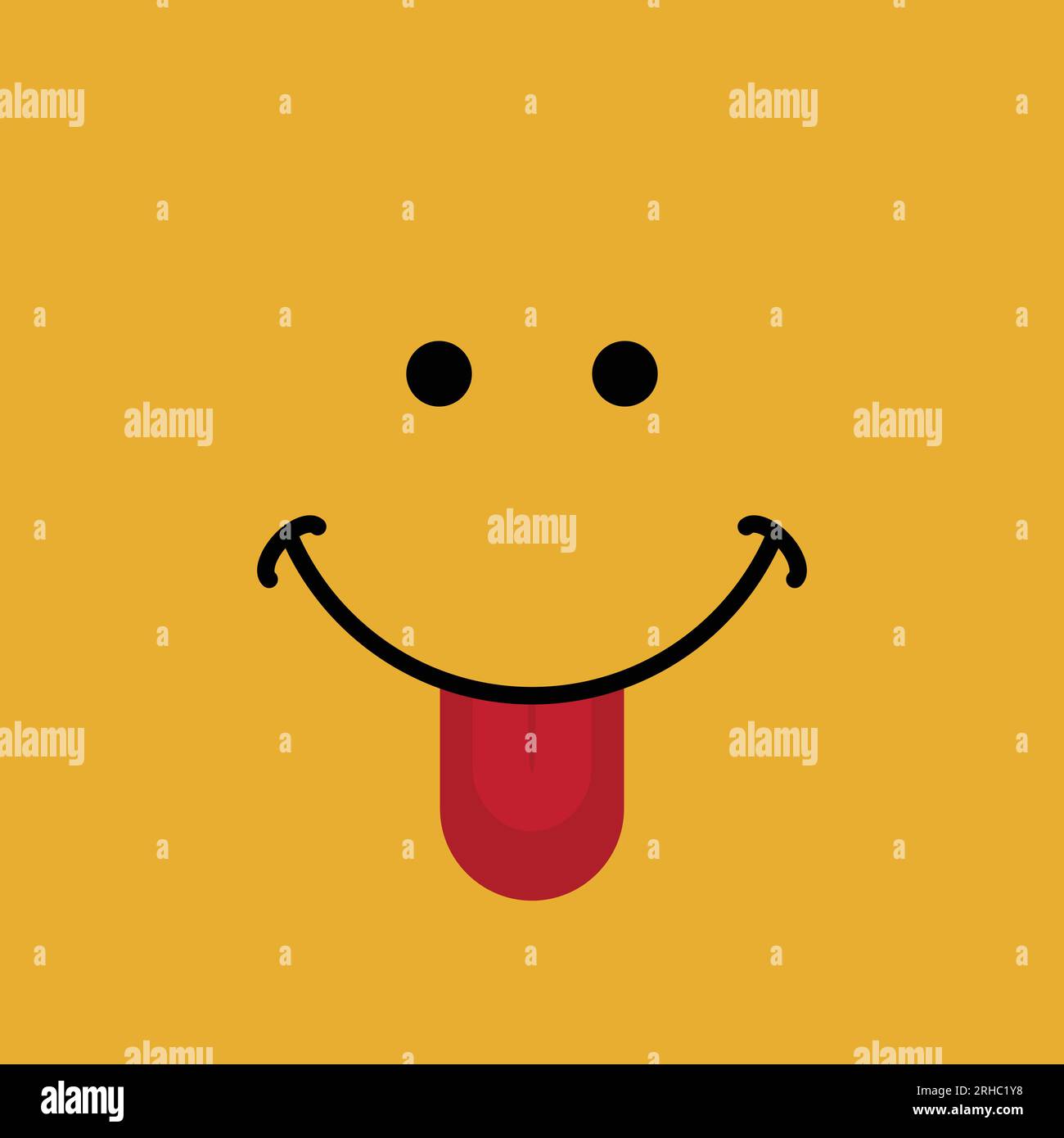 Happy face banner with smile expression vector illustration Stock