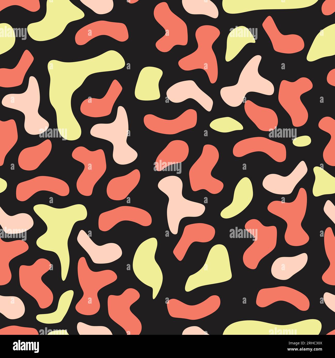 Trendy colorful camouflage seamless pattern vector illustration for ...