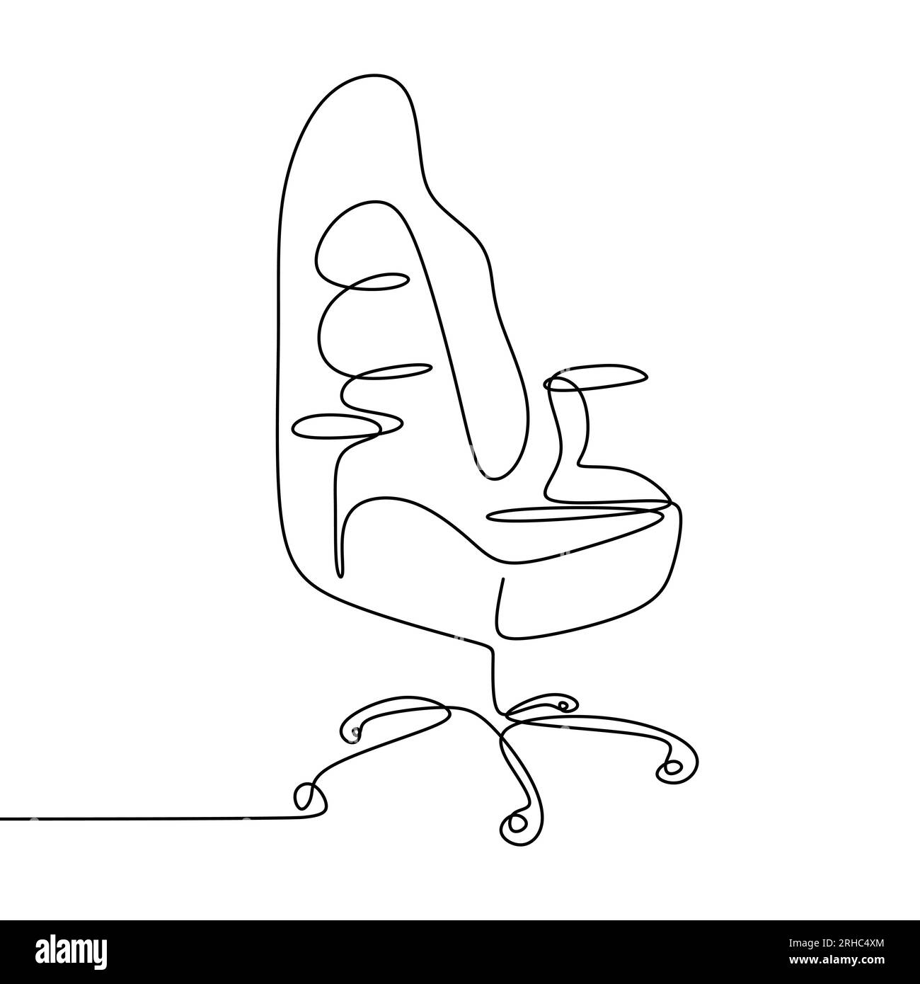 continuous line drawing of the game chair Stock Vector Image & Art Alamy
