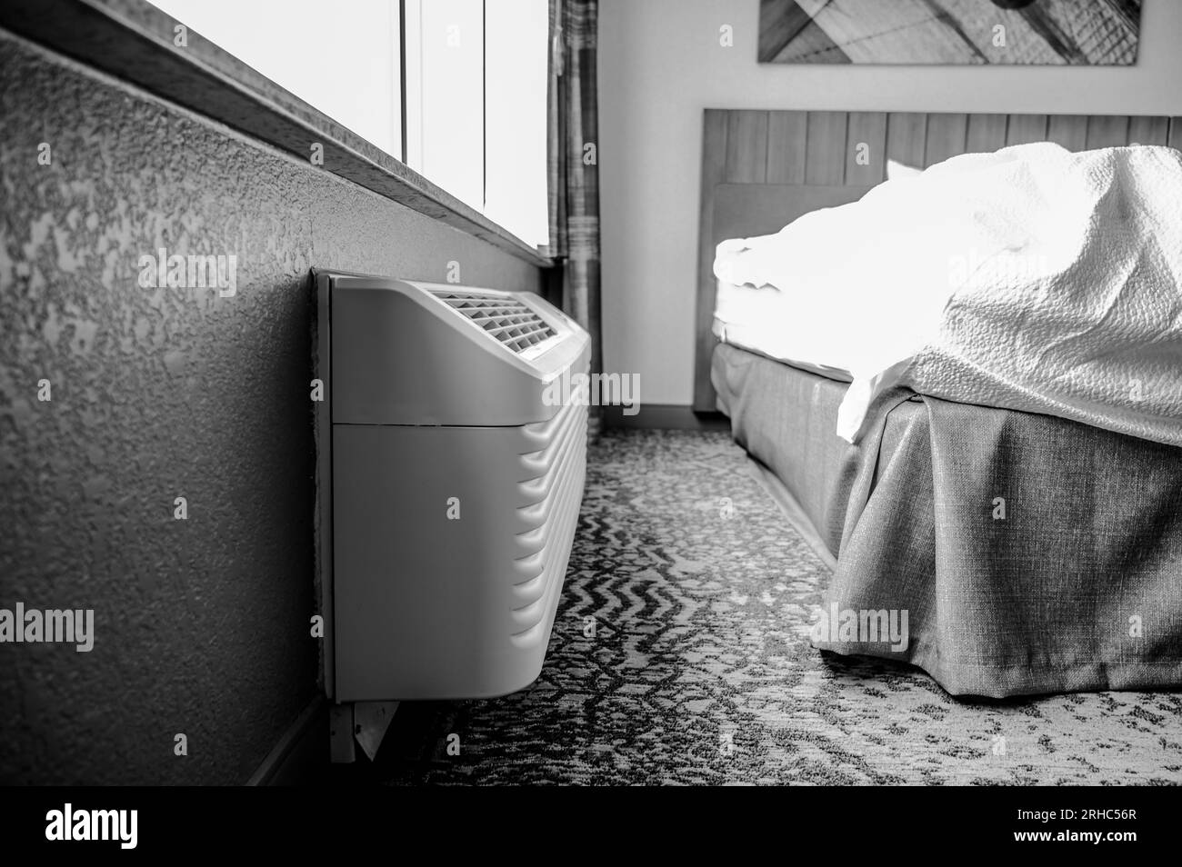 Wall mounted air conditioner unit in a room Stock Photo Alamy