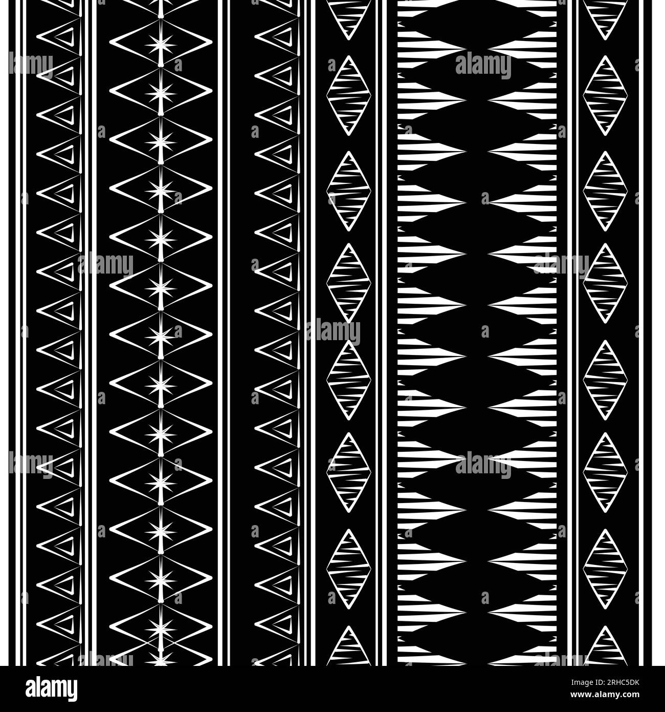 ancient maya tribal ethnic seamless pattern with black and white color ...