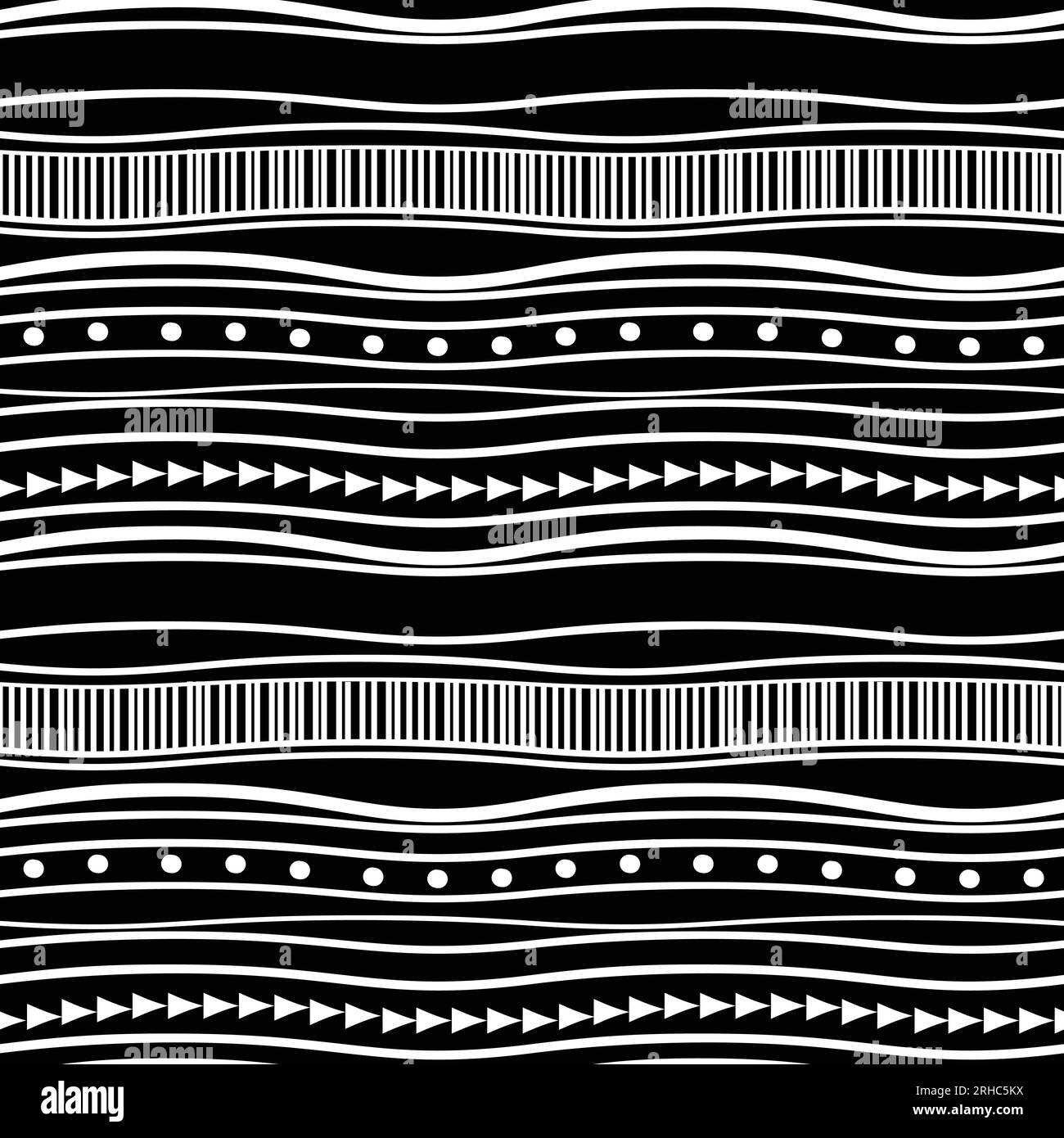 ancient maya tribal ethnic seamless pattern with black and white color ...