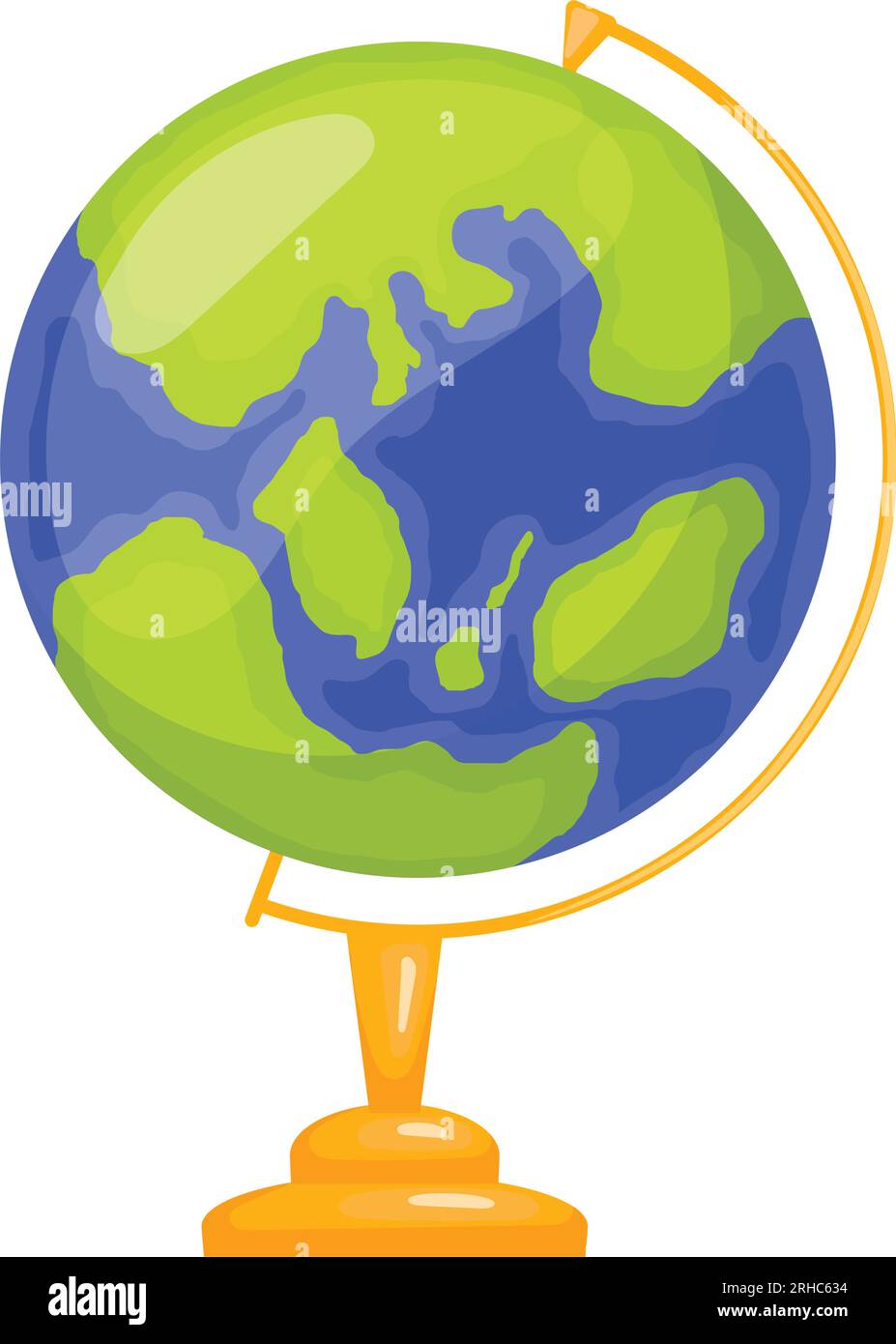 Round globe for school Stock Vector Image &amp; Art - Alamy
