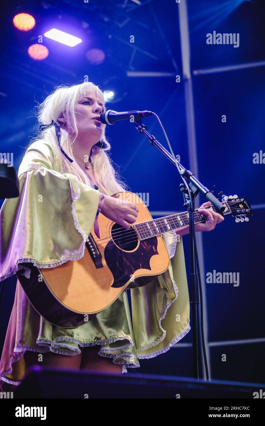 Gothenburg, Sweden. 10th, August 2023. The Swedish singer and songwriter Maja Francis performs a live concert during the Swedish music festival Way Out West 2023 in Gothenburg. (Photo credit: Gonzales Photo - Tilman Jentzsch). Stock Photo