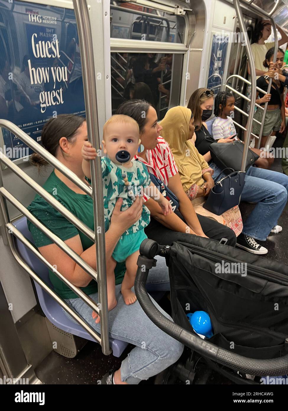 Baby riding car hi-res stock photography and images - Alamy