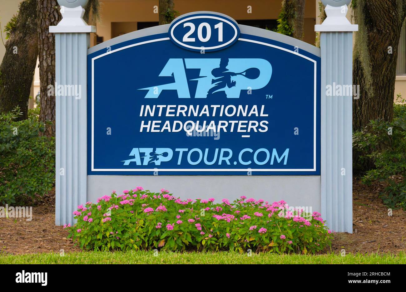 ATP (Association of Tennis Professionals) International Headquarters in Ponte Vedra Beach, Florida. (USA) Stock Photo