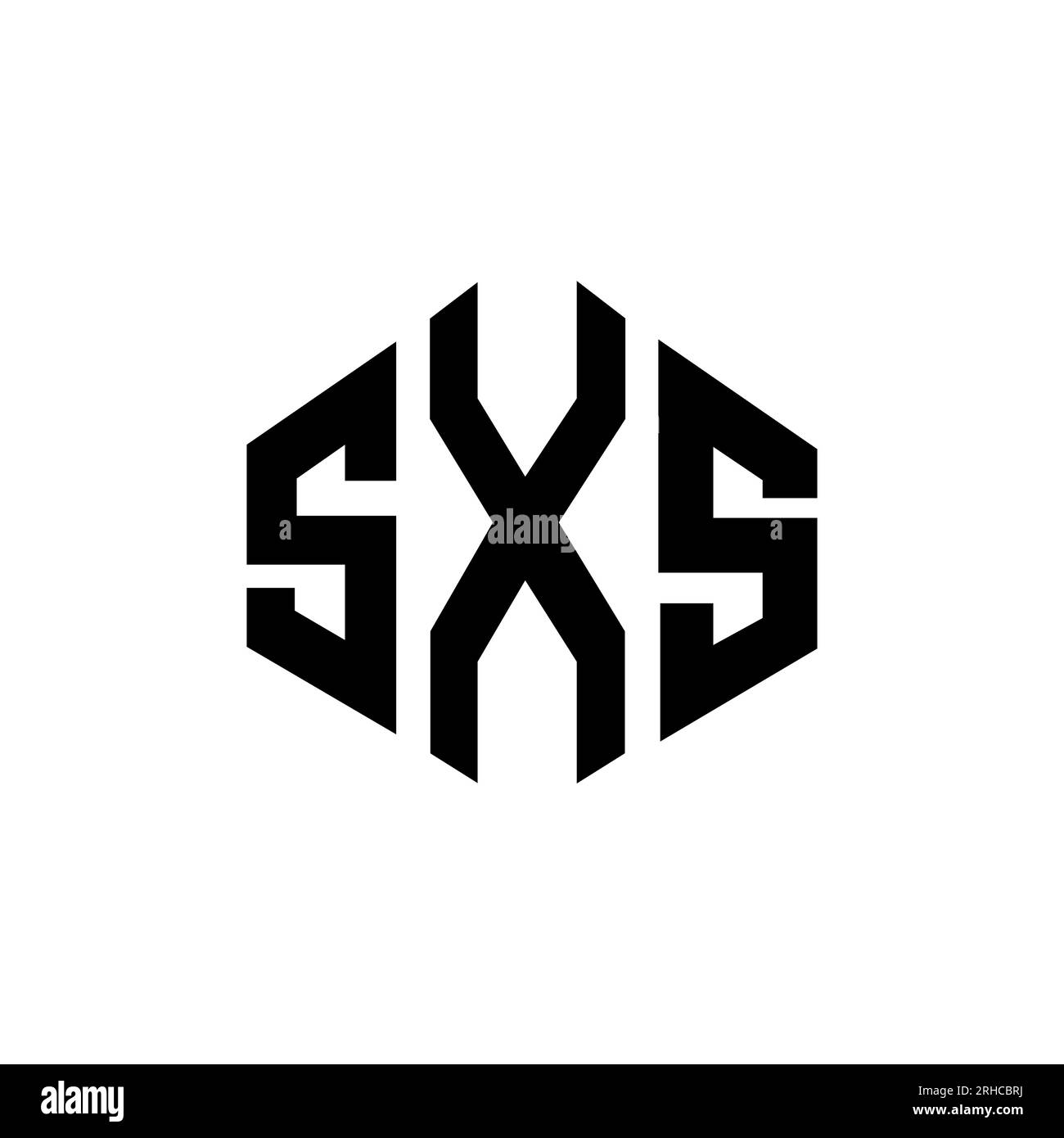 Sxs logo design hi-res stock photography and images - Alamy