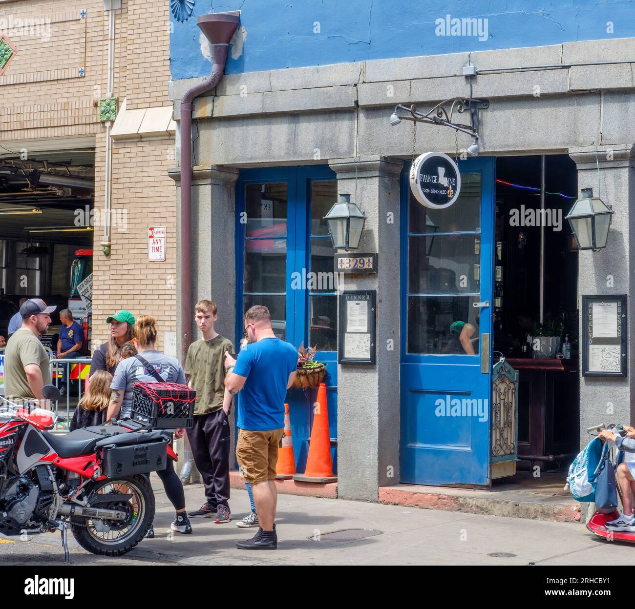 NEW ORLEANS, LA, USA - APRIL 2, 2023: Front of Evangeline Restaurant ...