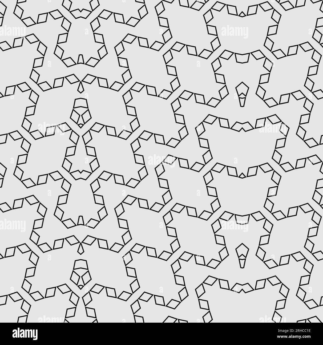 Geometric abstract seamless pattern with zigzag mesh lines stripes ...