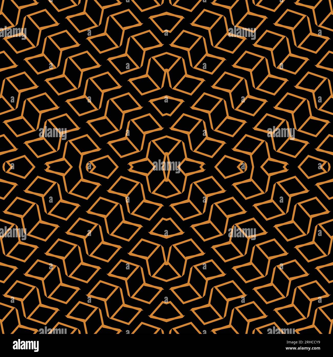 Geometric abstract seamless pattern with zigzag mesh lines stripes background Stock Vector