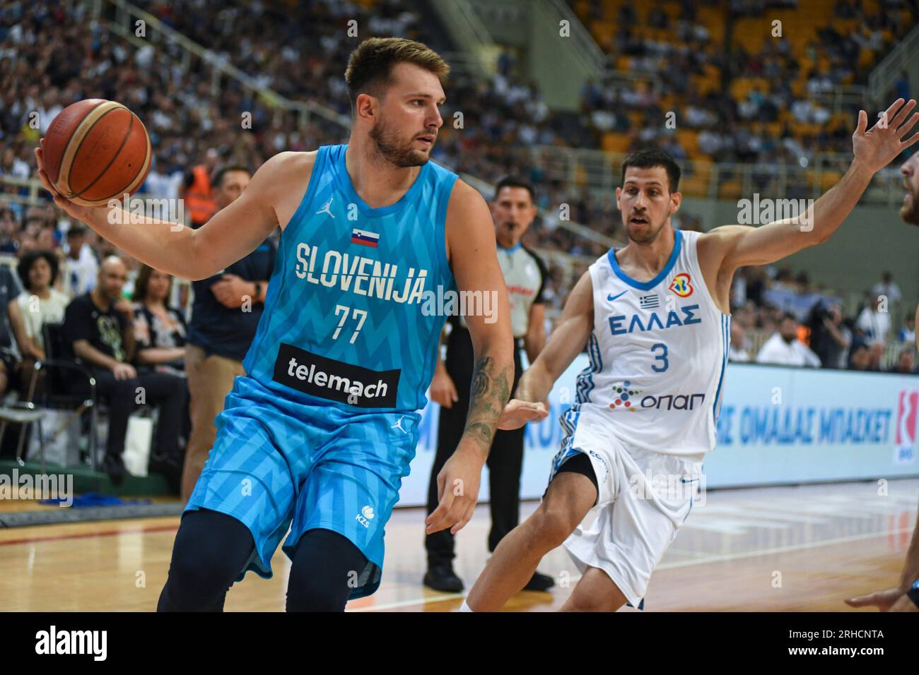 Luka Doncic and the Slovenian national team to face Greece and