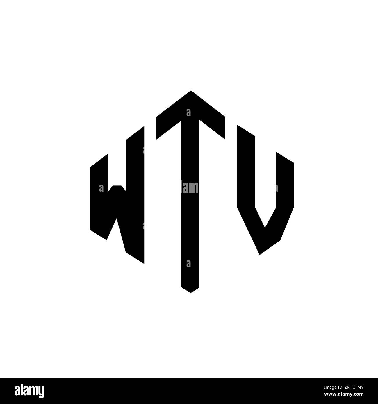 Wtv logo design hi-res stock photography and images - Alamy