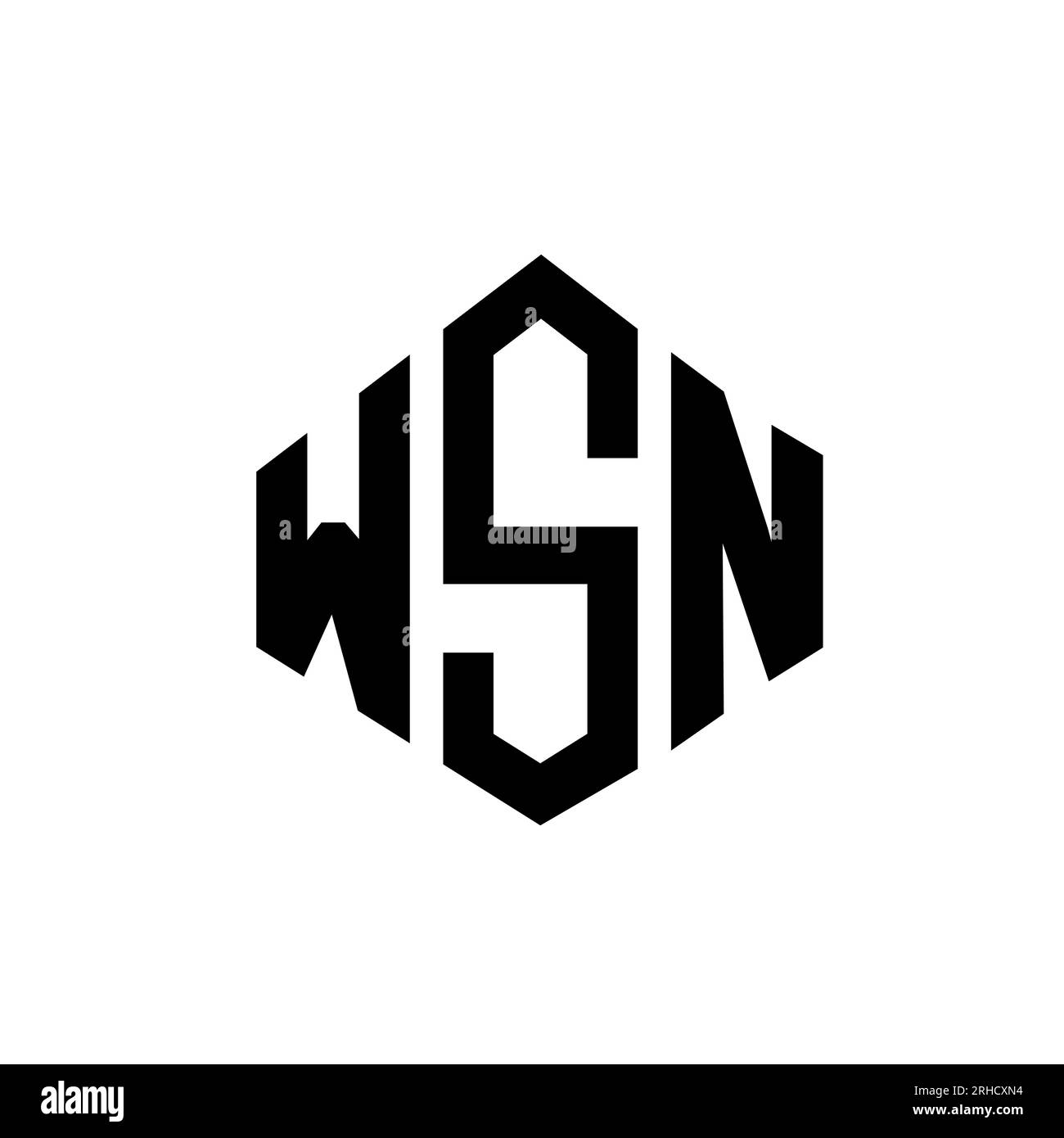 Wsn letter Stock Vector Images - Alamy