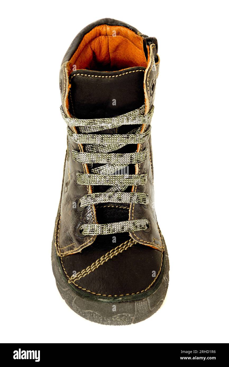 Boot isolated on a clean white background Stock Photo - Alamy