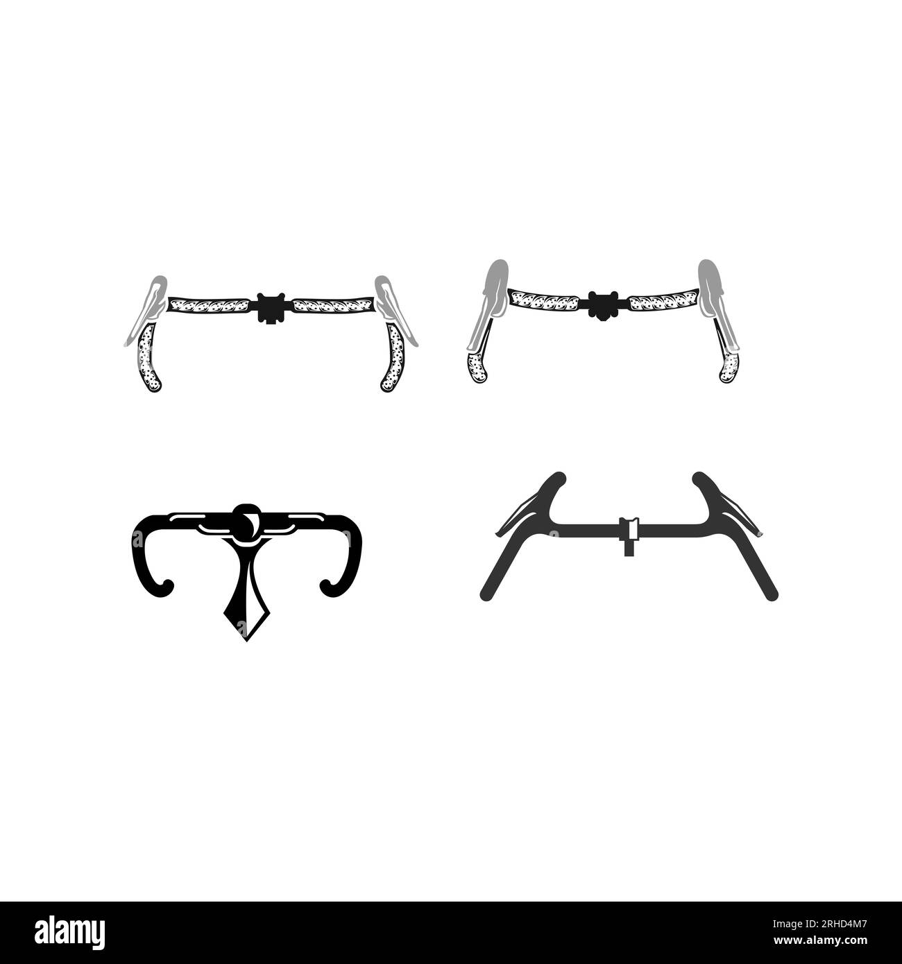 Drop handlebar Stock Vector Images Alamy