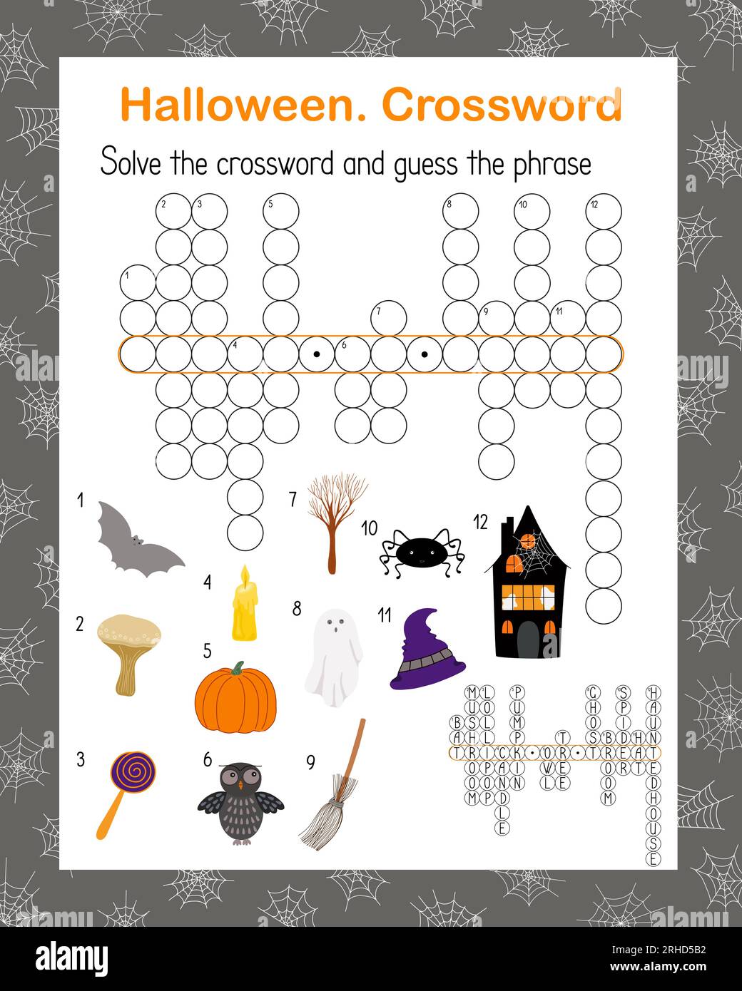 Halloween word search puzzle Royalty Free Vector Image🥋 Vivencie as