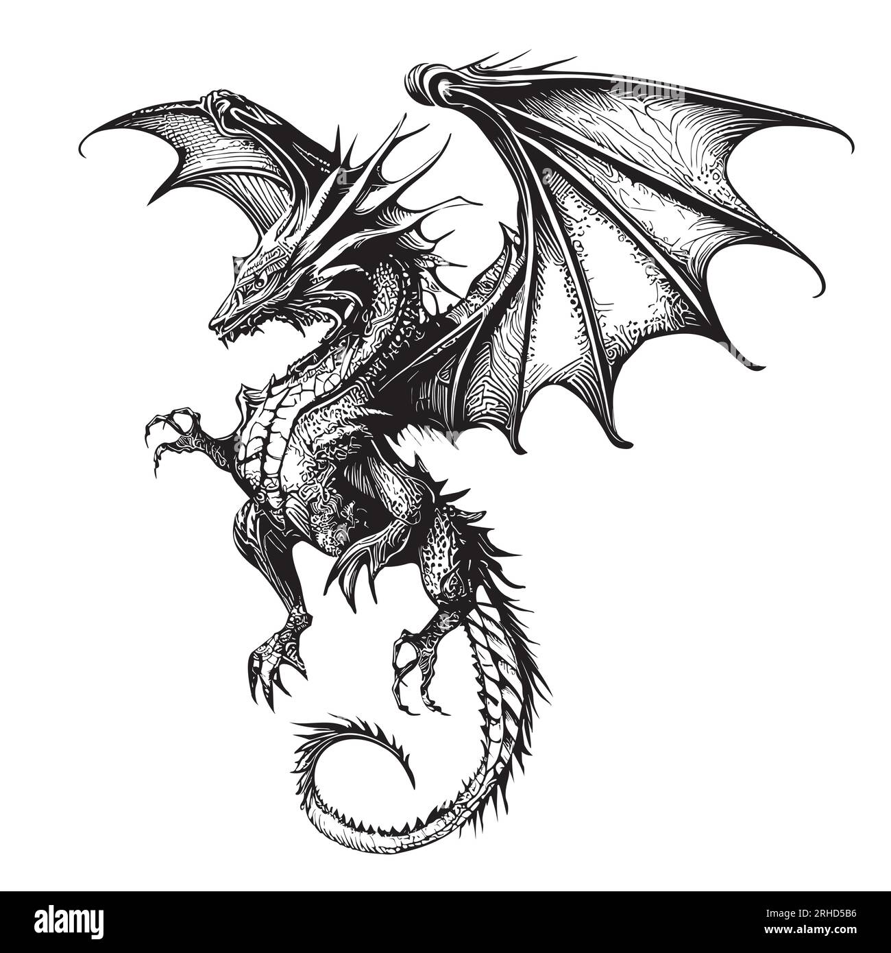 The Art Of Drawing Dragons Drawing Kit Anime Art. Mythical Dragons. New