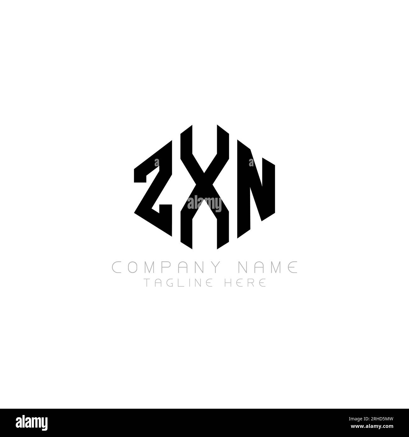 Zxn hexagon Stock Vector Images - Alamy