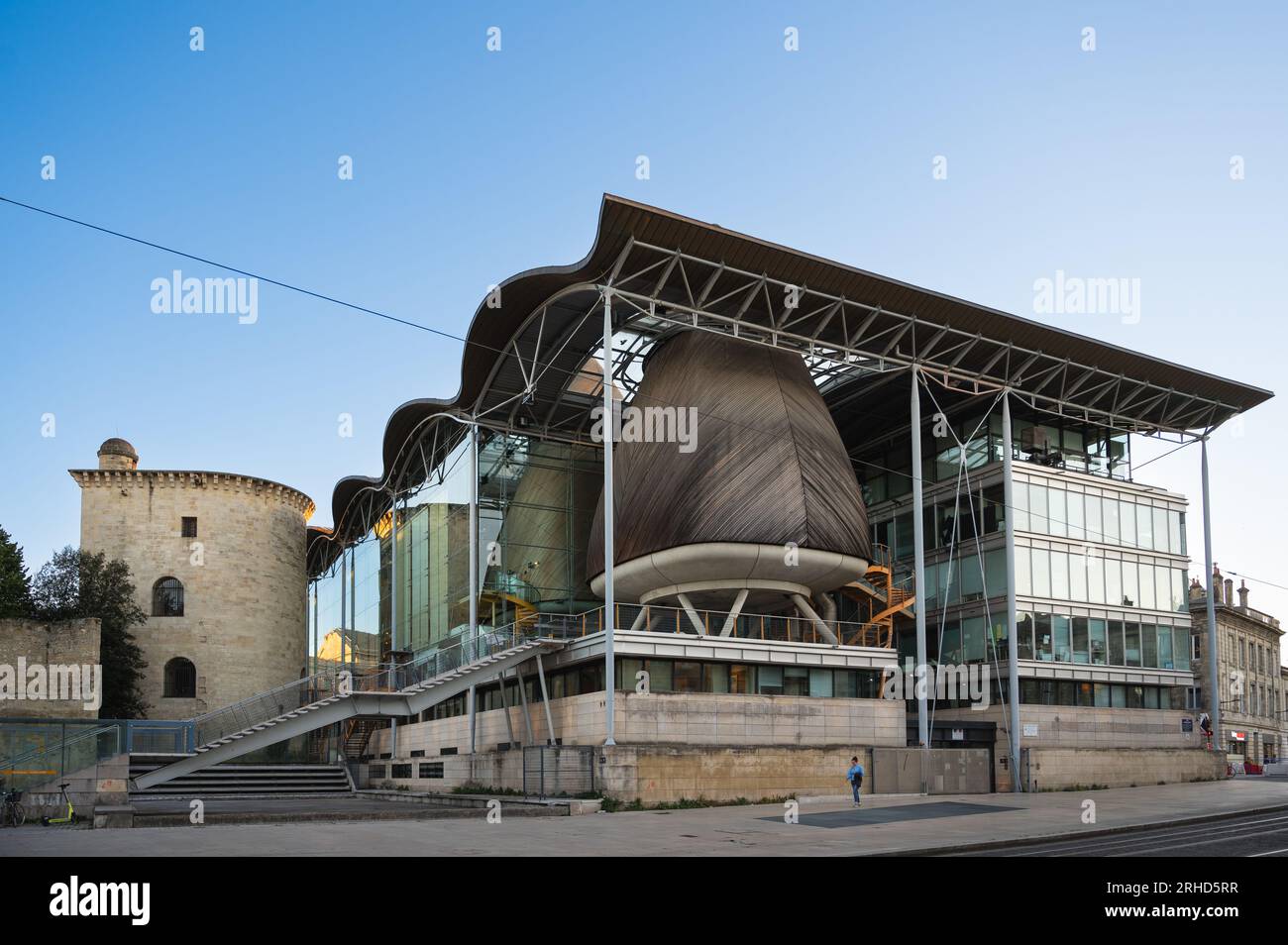 Bordeaux, France - September 21. 2022: View of the Tribunal Judiciaire de Bordeaux or  Judicial Court of Bordeaux, France Stock Photo