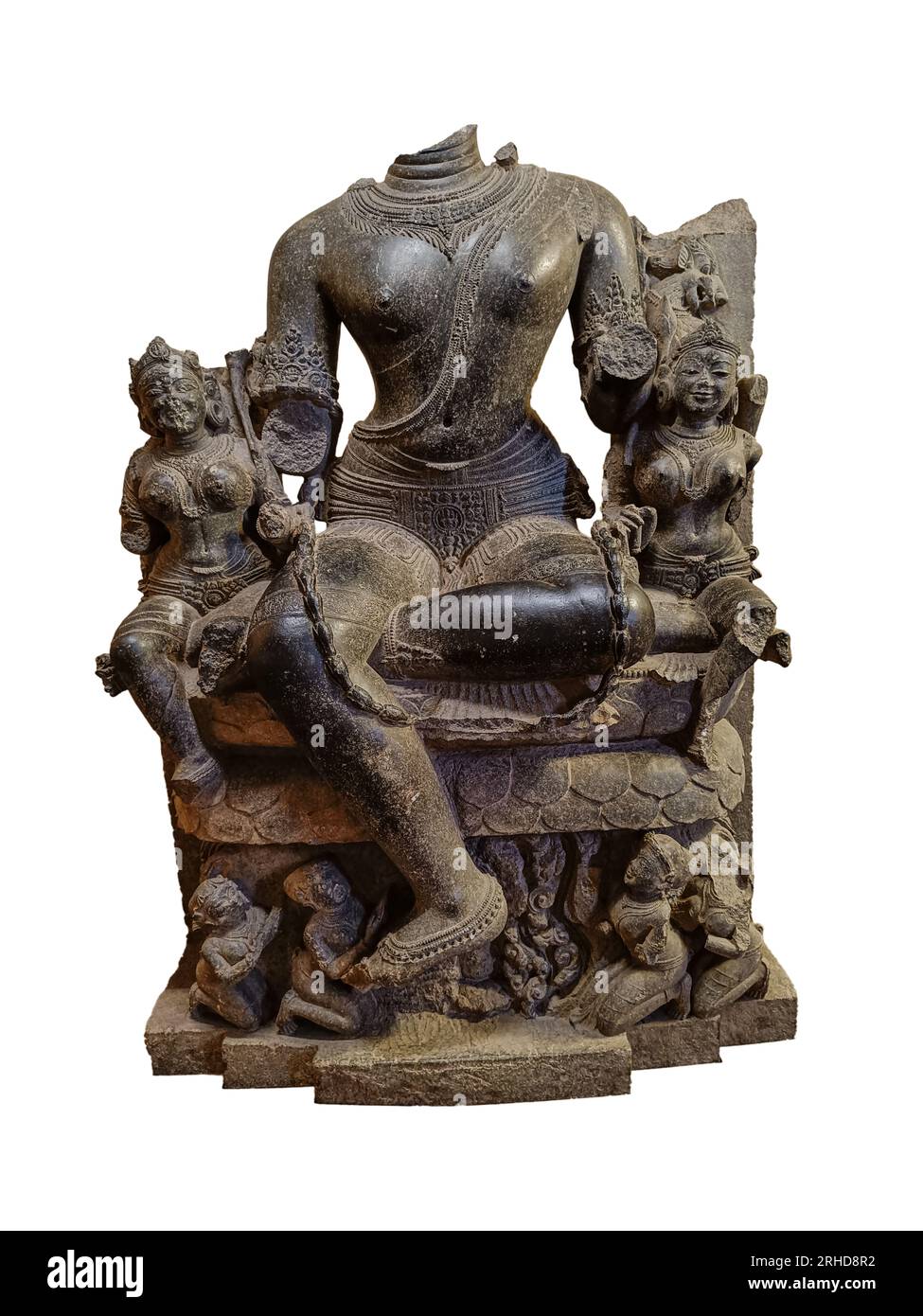 Old vishnu statue Cut Out Stock Images & Pictures - Alamy