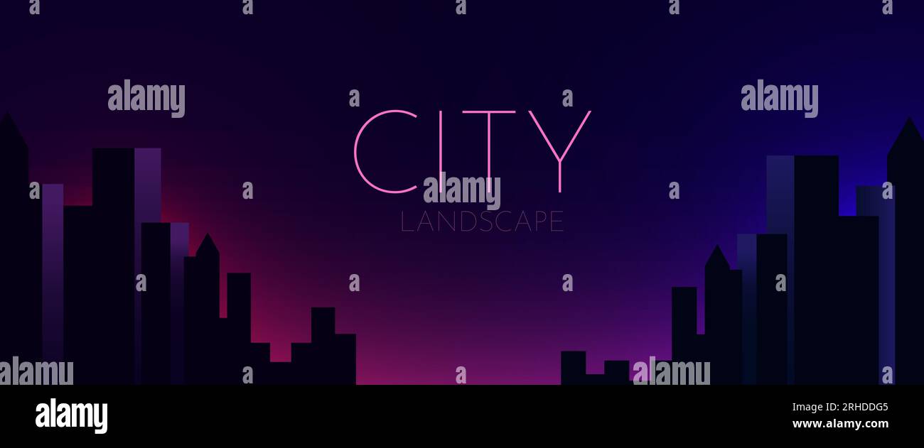 Beautiful Cyberpunk Cityscape, Glitchy Animation style, Cyberpunk Wallpaper/Background, Stock Illustration