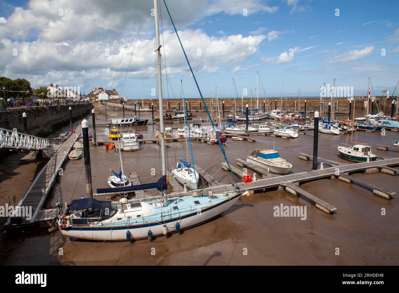 Boats in Watchet, Somerset Stock Photo - Alamy