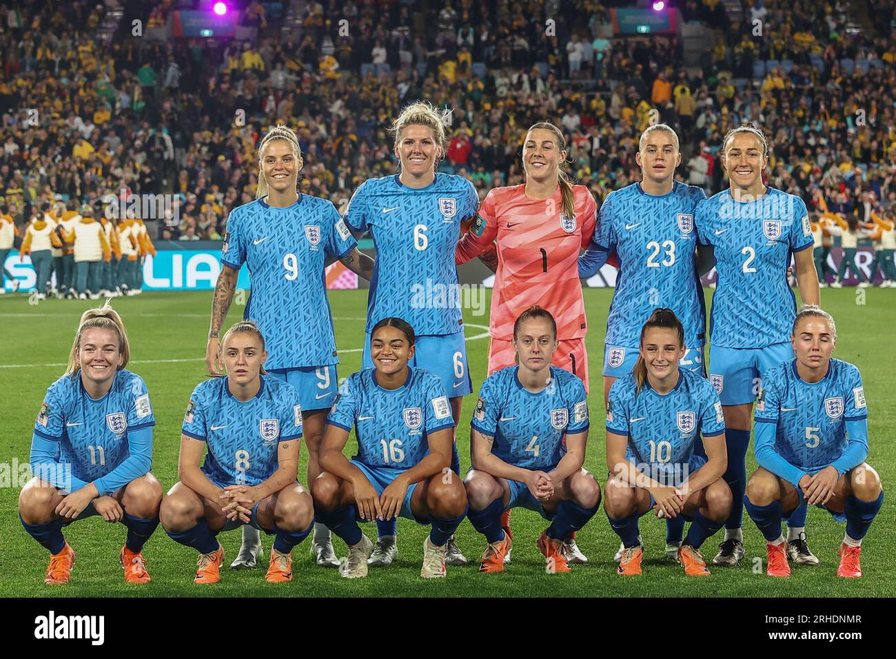 England team photograph during the FIFA Women's World Cup 2023 Semi ...